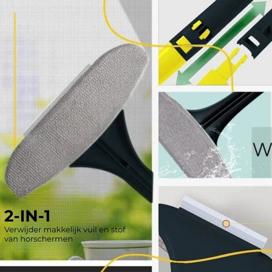 2-in-1 Multifunctionele Hor- en Raamborstel