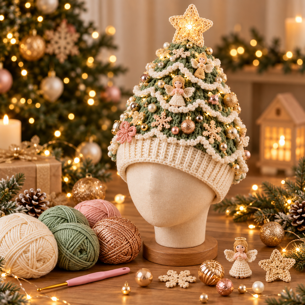 DIY haakset voor kerstboommuts