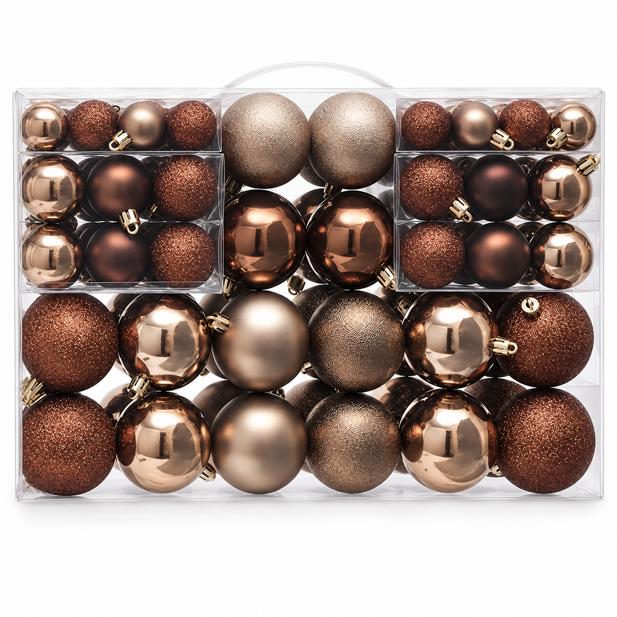 Set van 100 kerstballen voor de kerstboom