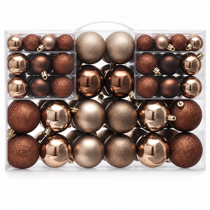 Set van 100 kerstballen voor de kerstboom