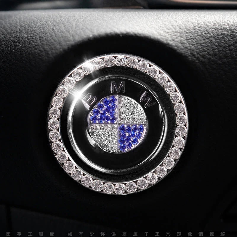 Strass ring voor auto startknop