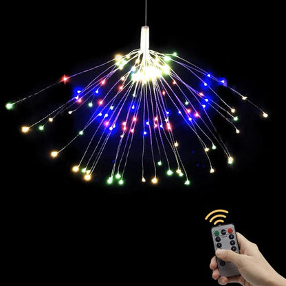Solar vuurwerk lichtslingers voor in de tuin en op feestjes