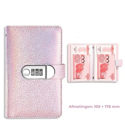 Spaarbinder met codeslot