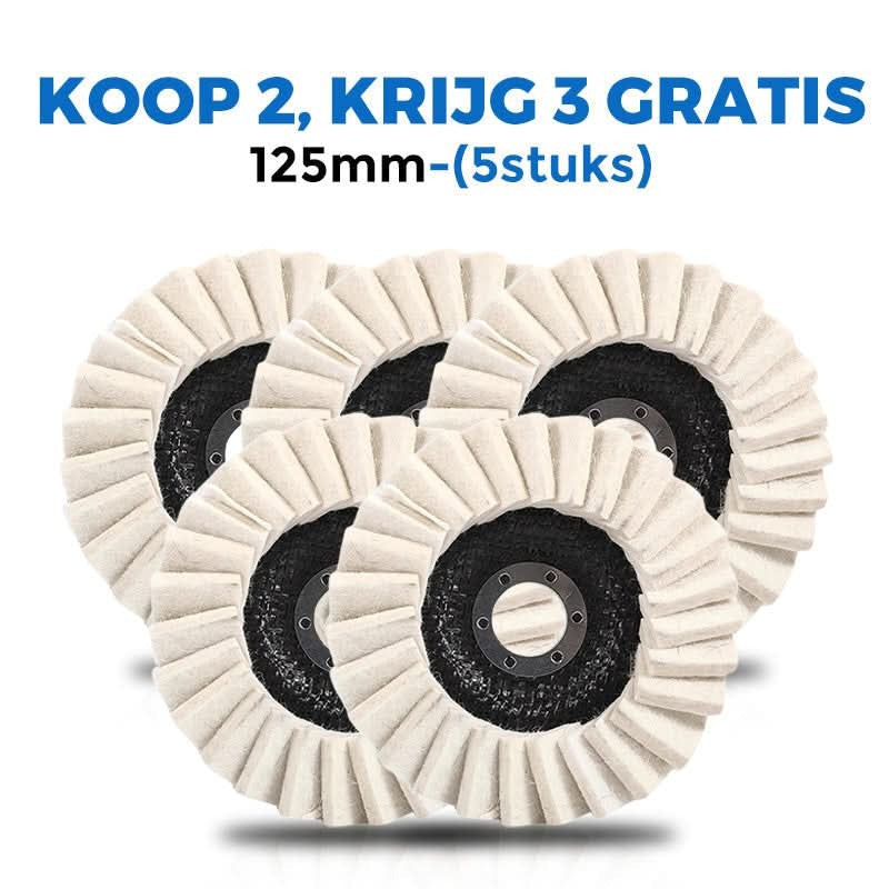 Vilten Polijstschijf met Klep