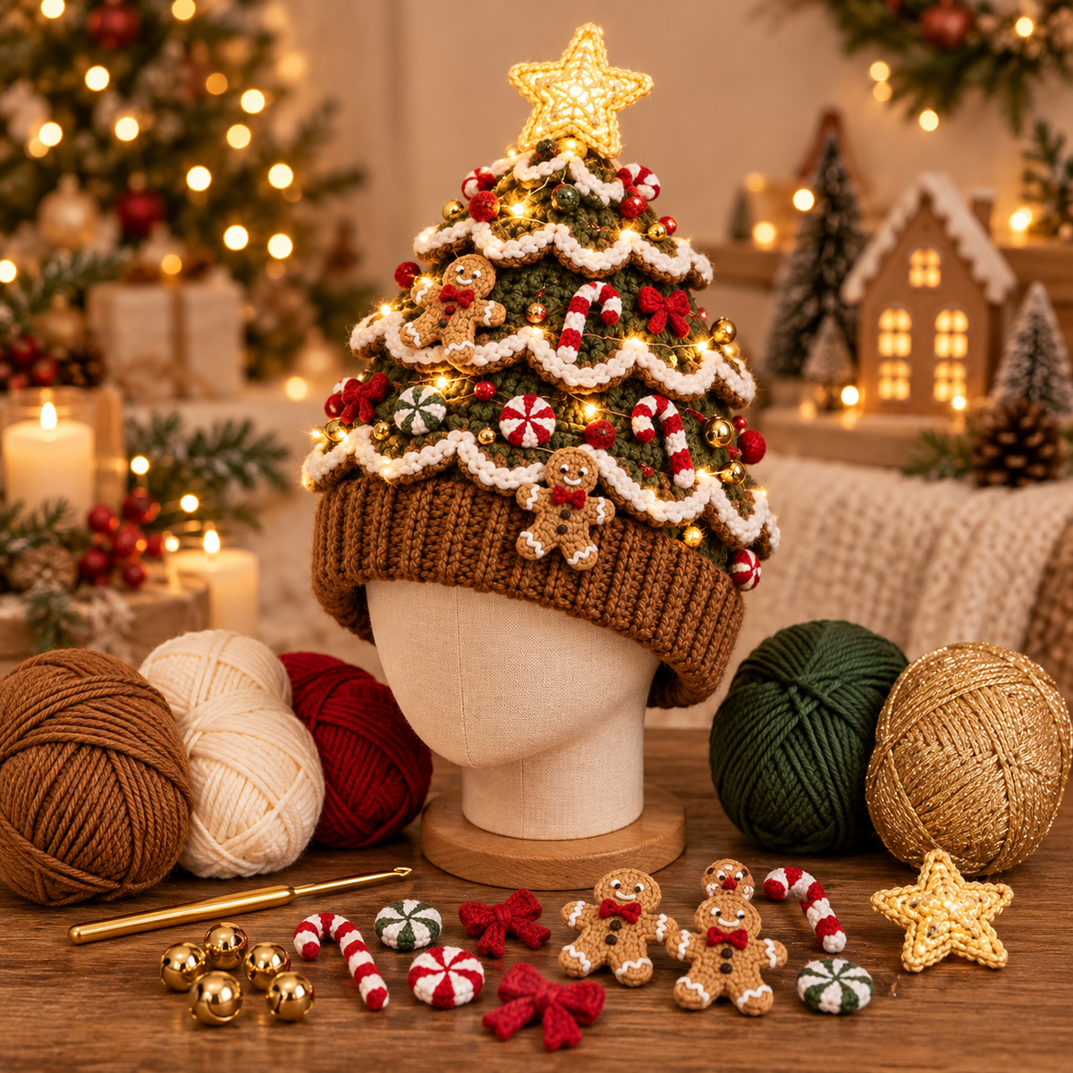 DIY haakset voor kerstboommuts