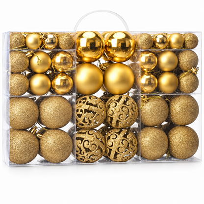 Set van 100 kerstballen voor de kerstboom