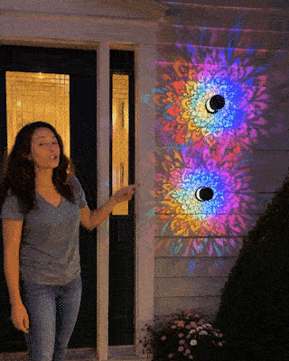 Mandala Solarlamp - Prachtige Projectie & IP65 Waterdicht