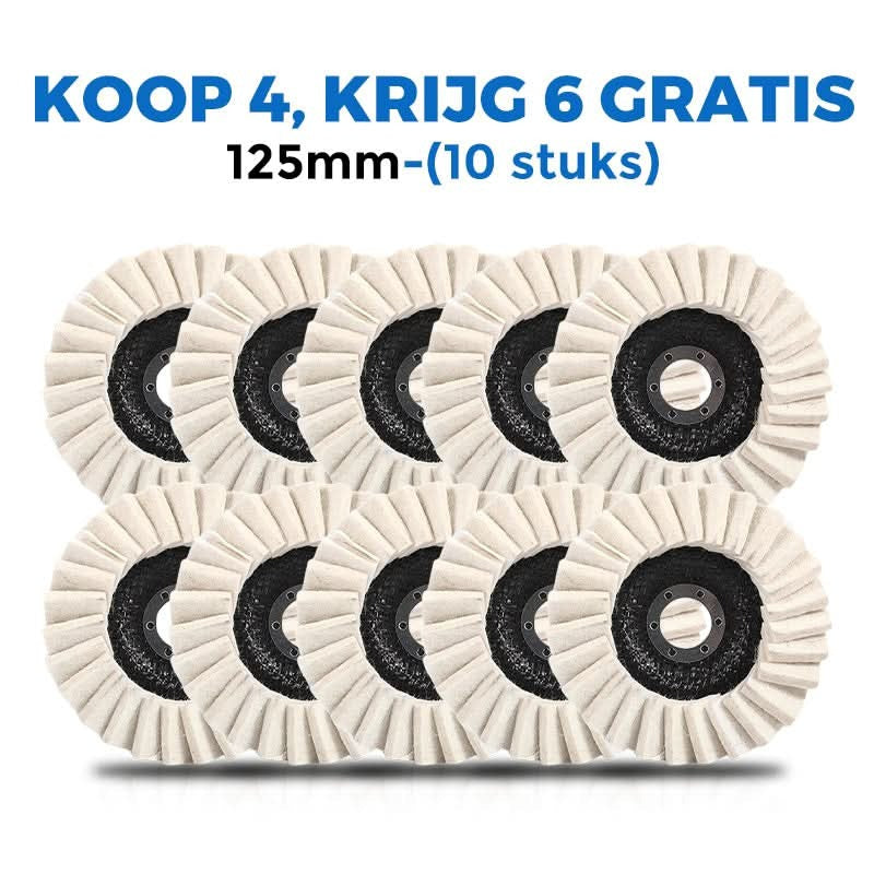 Vilten Polijstschijf met Klep