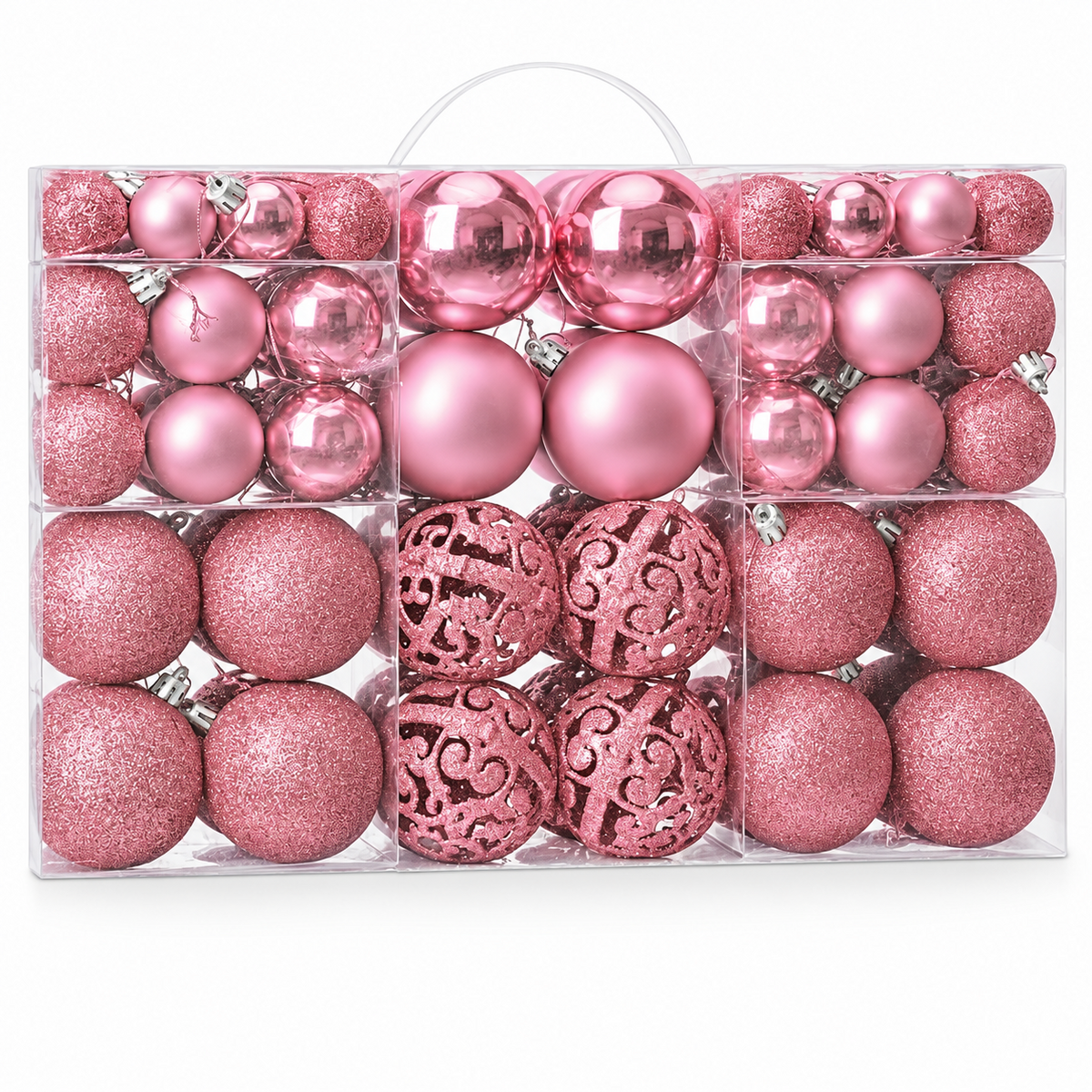 Set van 100 kerstballen voor de kerstboom