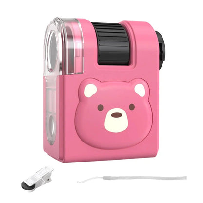Draagbare educatieve microscoop met telefoonhouder voor kinderen