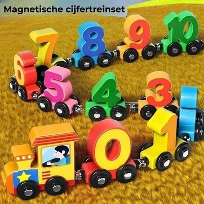 Magnetische cijfertrein set