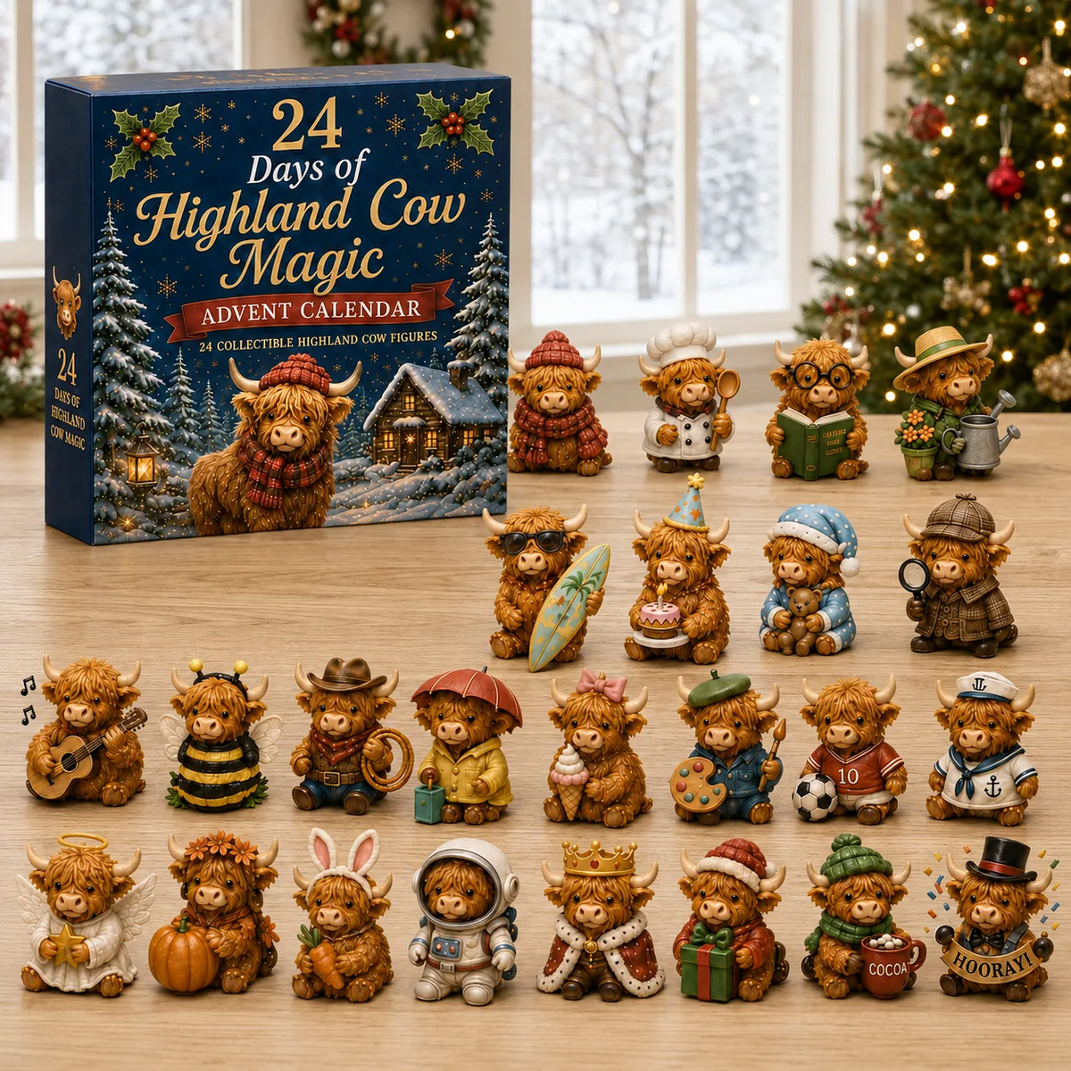 Vierdaagse Schotse hooglander adventskalender