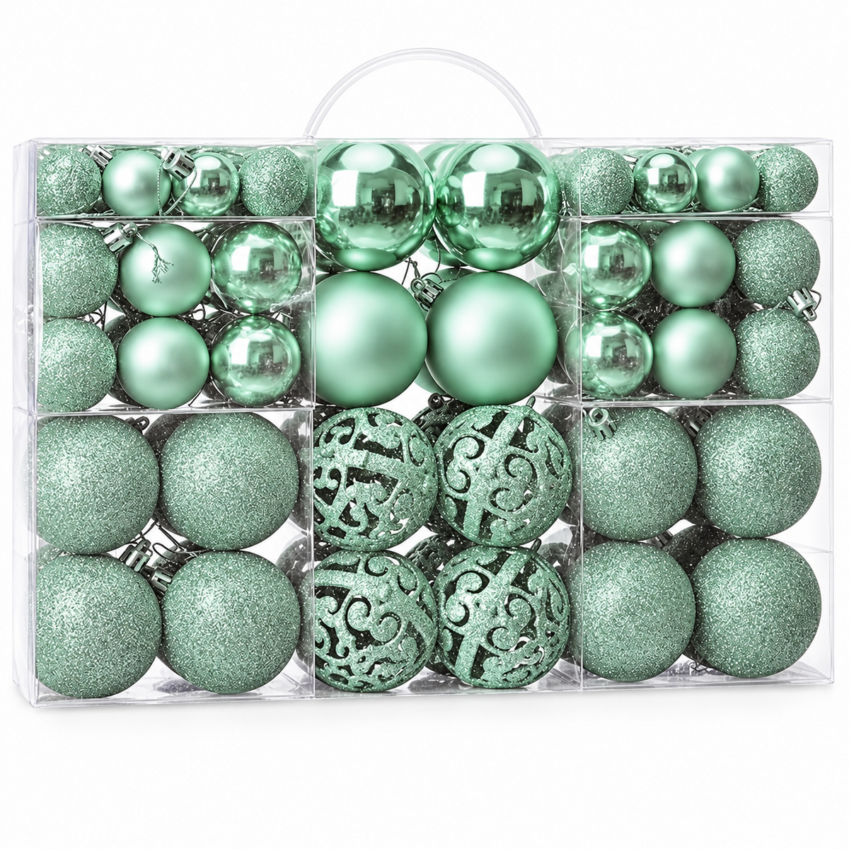 Set van 100 kerstballen voor de kerstboom