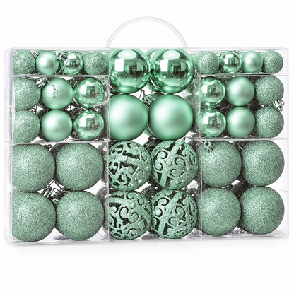 Set van 100 kerstballen voor de kerstboom
