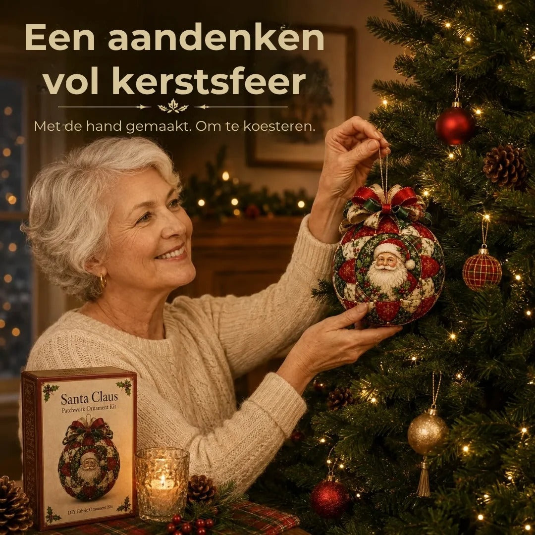 DIY Kerstballen Patchworkset