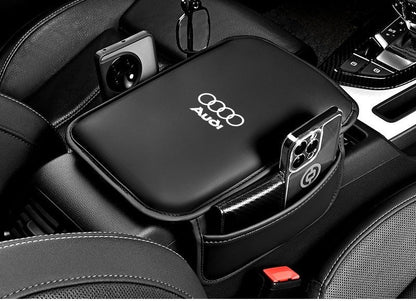 Armsteunhoes voor auto middenconsole met zijvakken