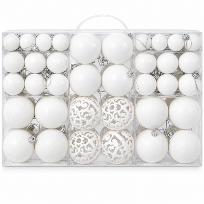 Set van 100 kerstballen voor de kerstboom