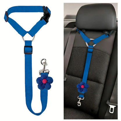 2-in-1 hondenautogordel en wandelriem