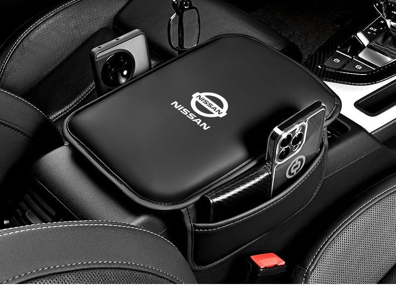 Armsteunhoes voor auto middenconsole met zijvakken