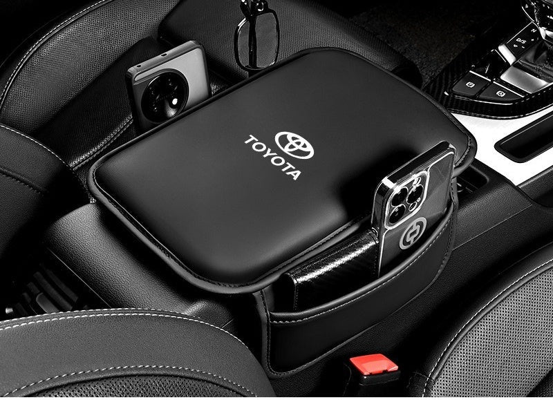 Armsteunhoes voor auto middenconsole met zijvakken