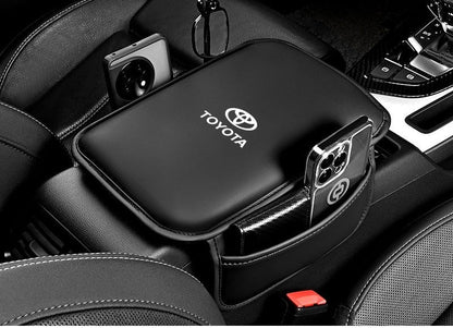 Armsteunhoes voor auto middenconsole met zijvakken