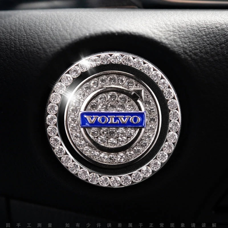 Strass ring voor auto startknop