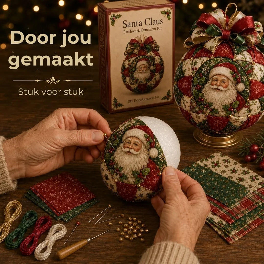 DIY Kerstballen Patchworkset