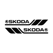 Auto Sierstickers (4 stuks)