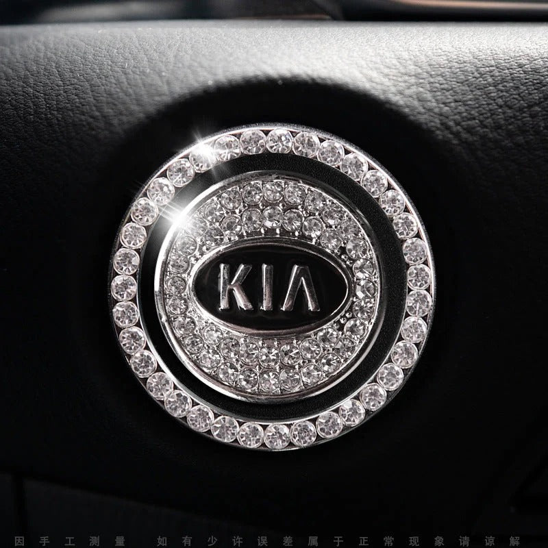 Strass ring voor auto startknop