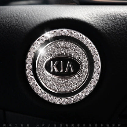 Strass ring voor auto startknop