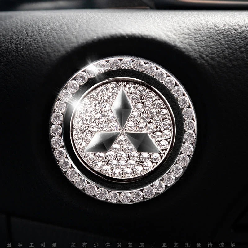 Strass ring voor auto startknop