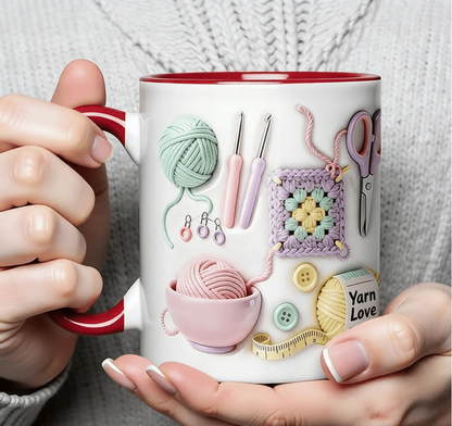 Yarn Love-mok — cadeau voor handwerkers en creatievelingen