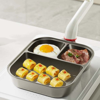 3-in-1 kopvormige pan met groot formaat