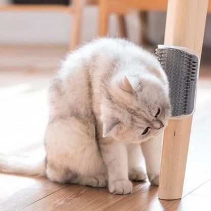 Zelfreinigende Katten Massageborstel voor Hoeken