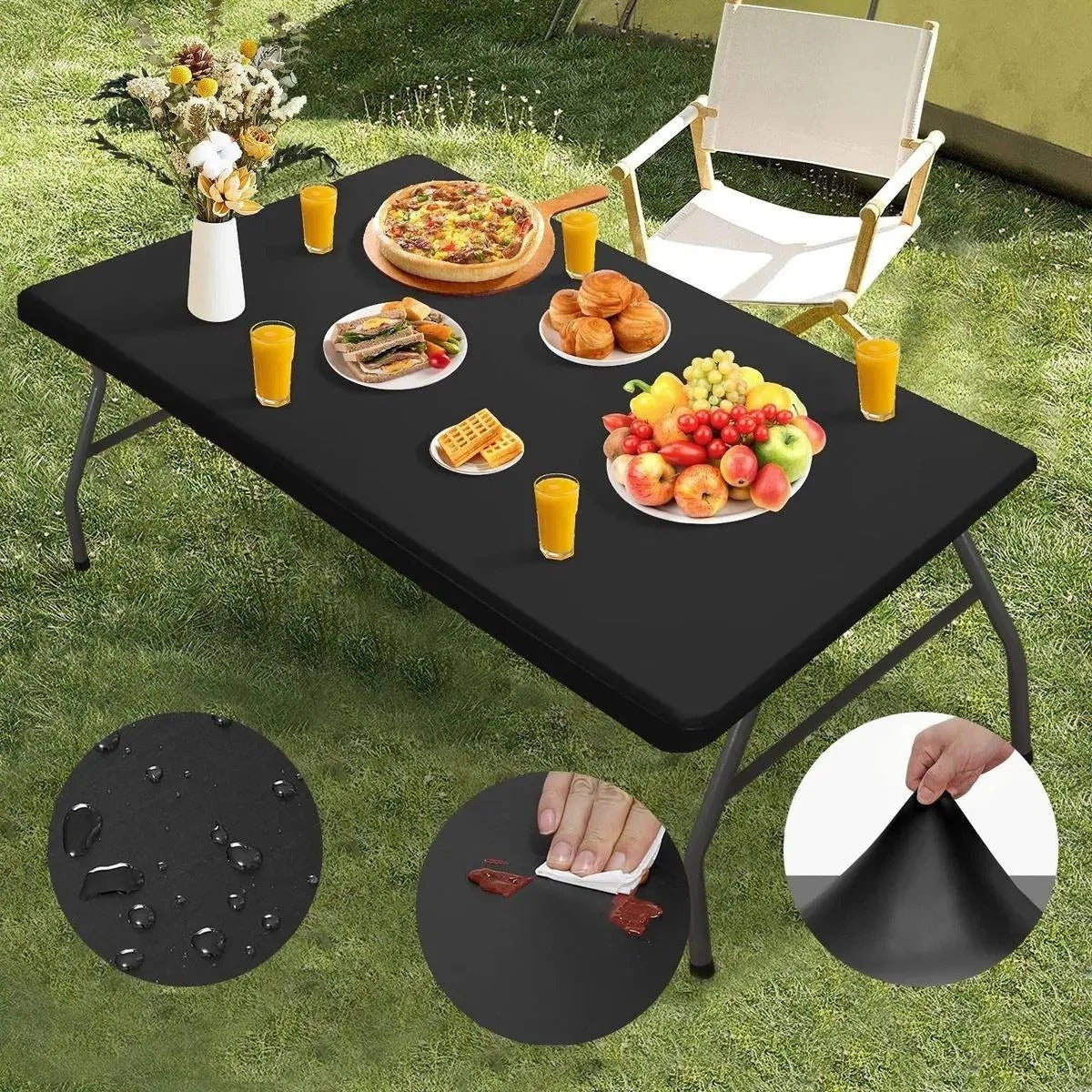 Rekbare Tafel Top Hoes – Past op 4ft, 6ft en 8ft Tafels