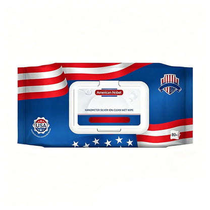 US Nano Silver Ion Ultra-Clean-doekjes（80 Vellen/pak）