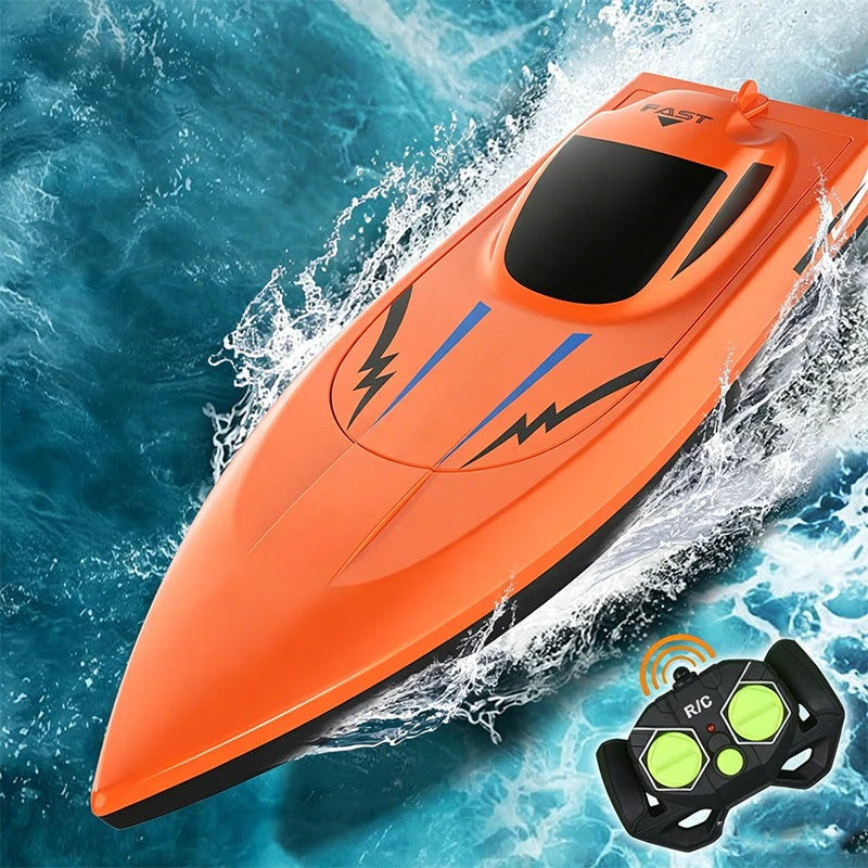 2,4 GHz supersnelle RC-raceboot met dubbele motoren