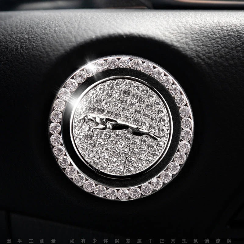 Strass ring voor auto startknop