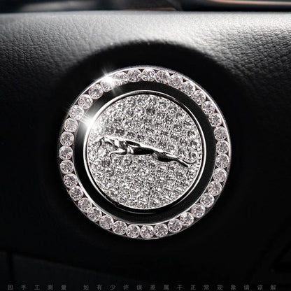 Strass ring voor auto startknop