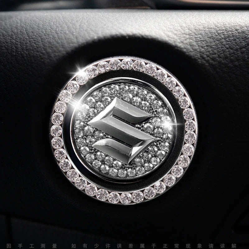 Strass ring voor auto startknop