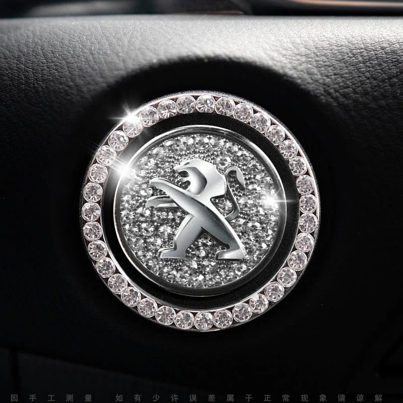 Strass ring voor auto startknop