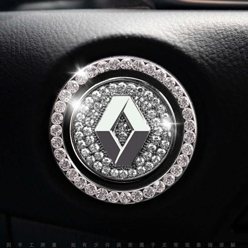 Strass ring voor auto startknop