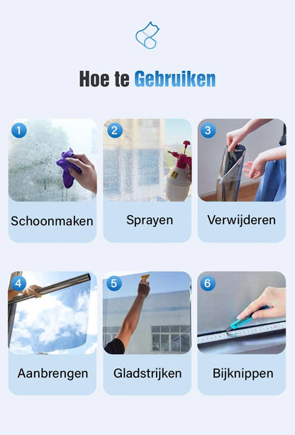 Eénweg Privacy Warmte-isolerende Film voor Glas