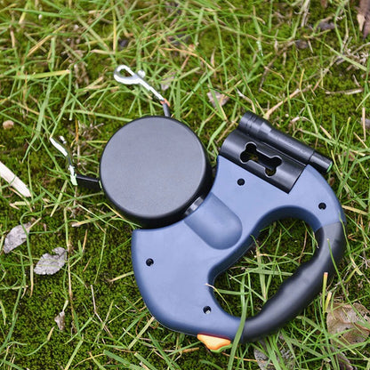 Multi-functional dog walking leash