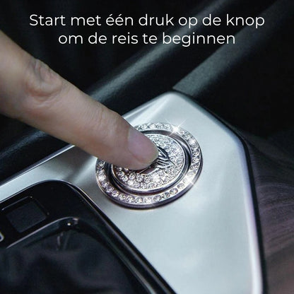 Strass ring voor auto startknop