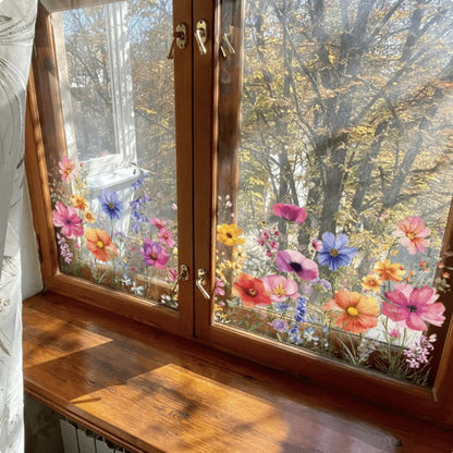 Bloemen Raamstickers – Sfeervol En Zonder Lijmresten