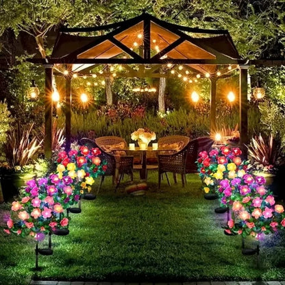 Simulatie Azalea Bloem Grondsteek Zonneverlichting