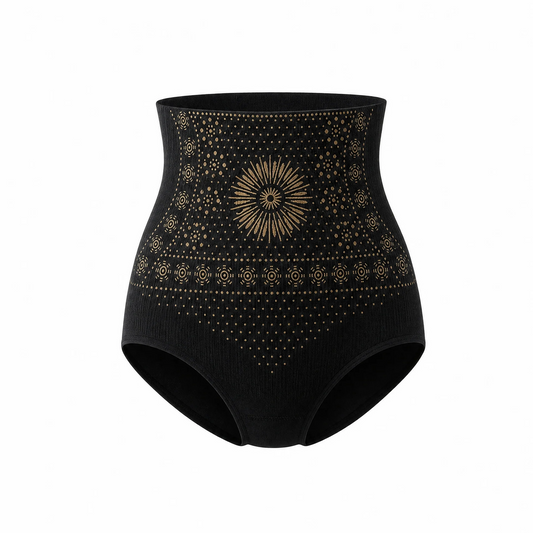 Vormgevende shorts met hoge taille