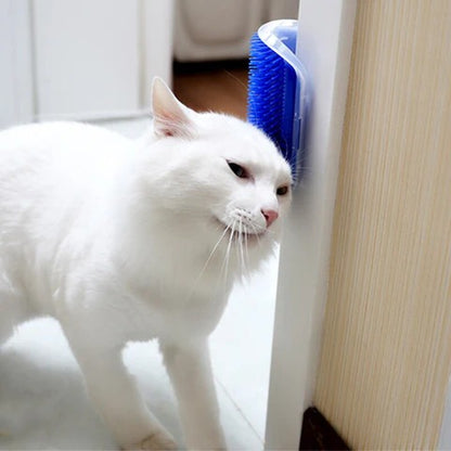 Zelfreinigende Katten Massageborstel voor Hoeken