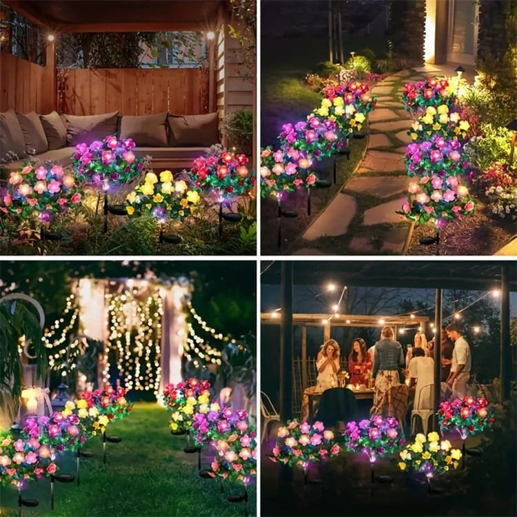 Simulatie Azalea Bloem Grondsteek Zonneverlichting